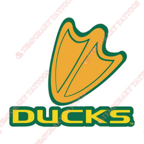 Oregon Ducks Customize Temporary Tattoos Stickers NO.5793